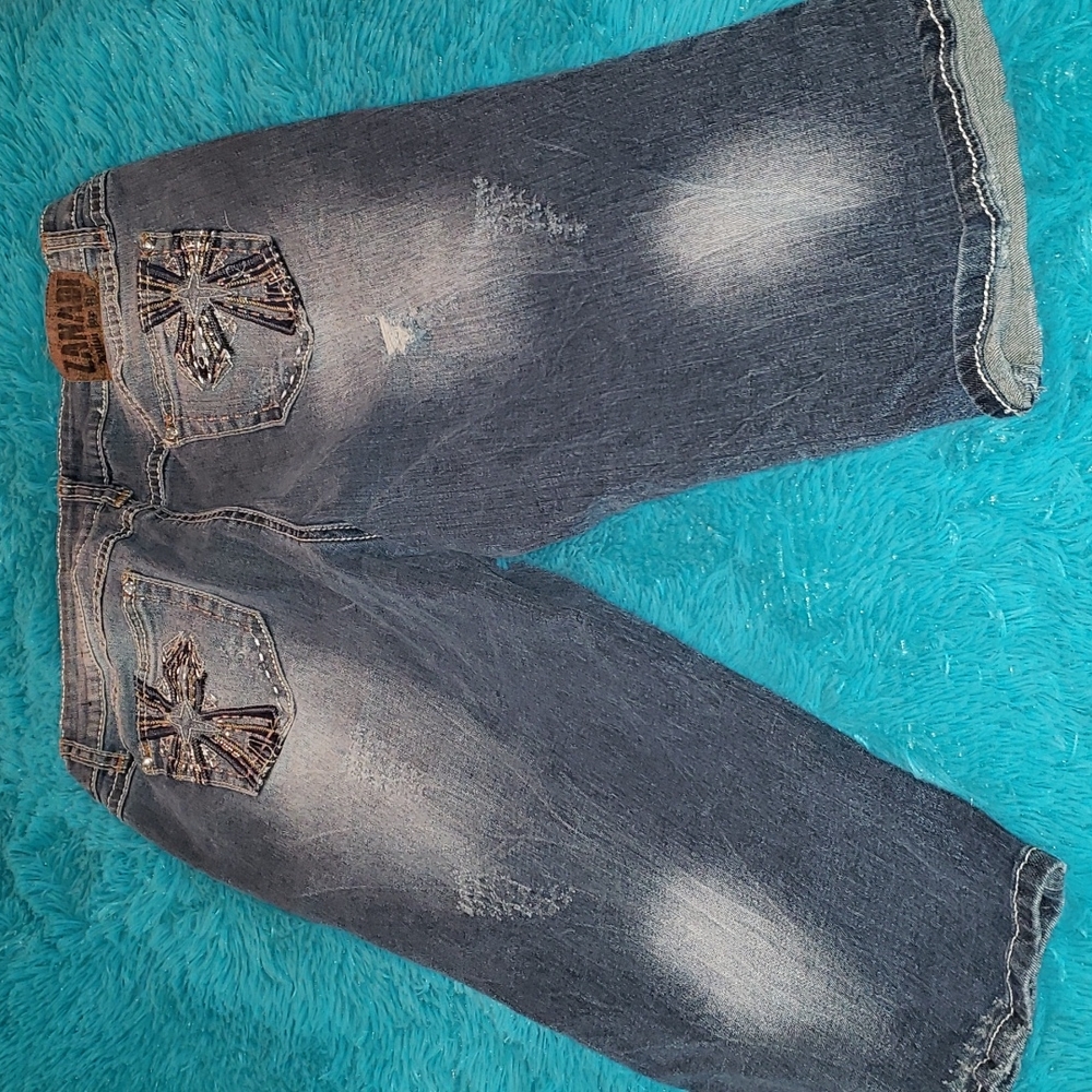 Zanadi Denim Capri Jeans Size 16W
